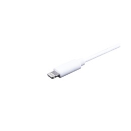 Cable datos USB 2.0 a Lightning IPhone 5-14 / 1m / 3.4a / AA101 / Blanco / One+