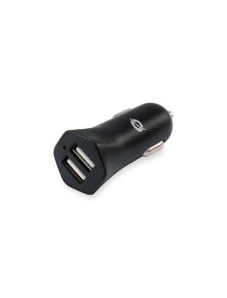 Cargador de coche-mechero Usb x2 / 12w / Carden03b / Conceptronic