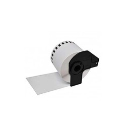 Etiquetas compatibles Dayma para BROTHER DK22205 Negro / Blanco
