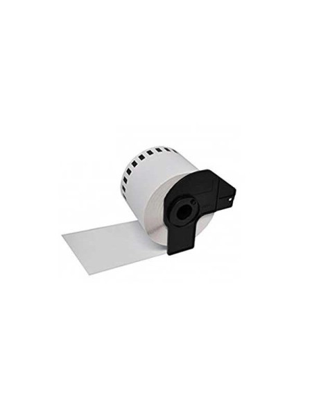 Etiquetas genéricas para BROTHER DK22205 Negro / Blanco